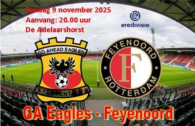 Prachtige winst GA Eagles op Feyenoord