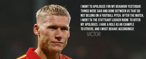 Victor Edvardsen toont berouw