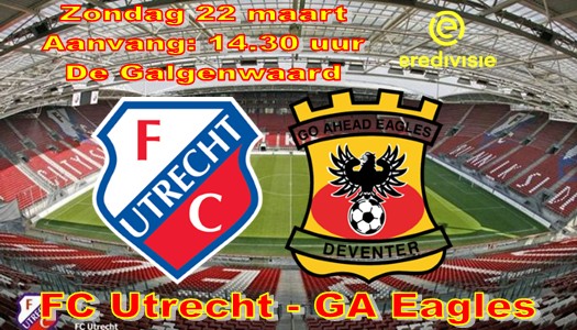 GA Eagles kansloos ten onder in Utrecht