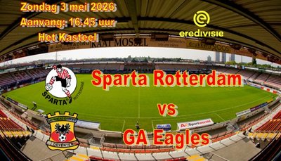 GA Eagles neemt een punt mee vanaf het Kasteel