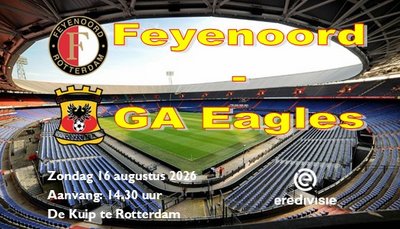 GA Eagles neemt een verdient punt mee uit De Kuip