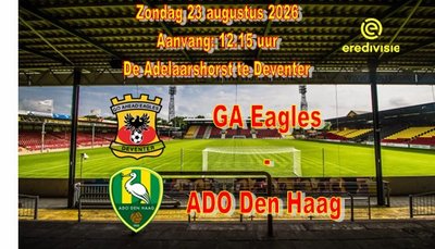 GA Eagles bindt ook ADO Den Haag aan de zegekar