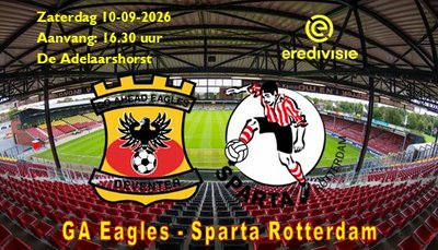 GA Eagles speelt weer gelijk in spektakelstuk