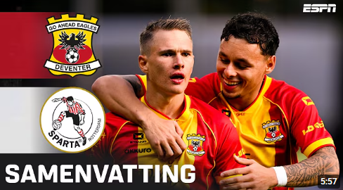 Samenvatting GA Eagles - Sparta Rotterdam 