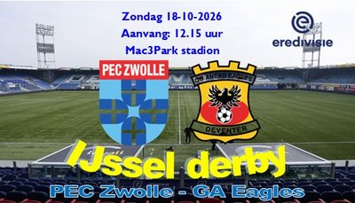 Ruime nederlaag GA Eagles in IJsselderby